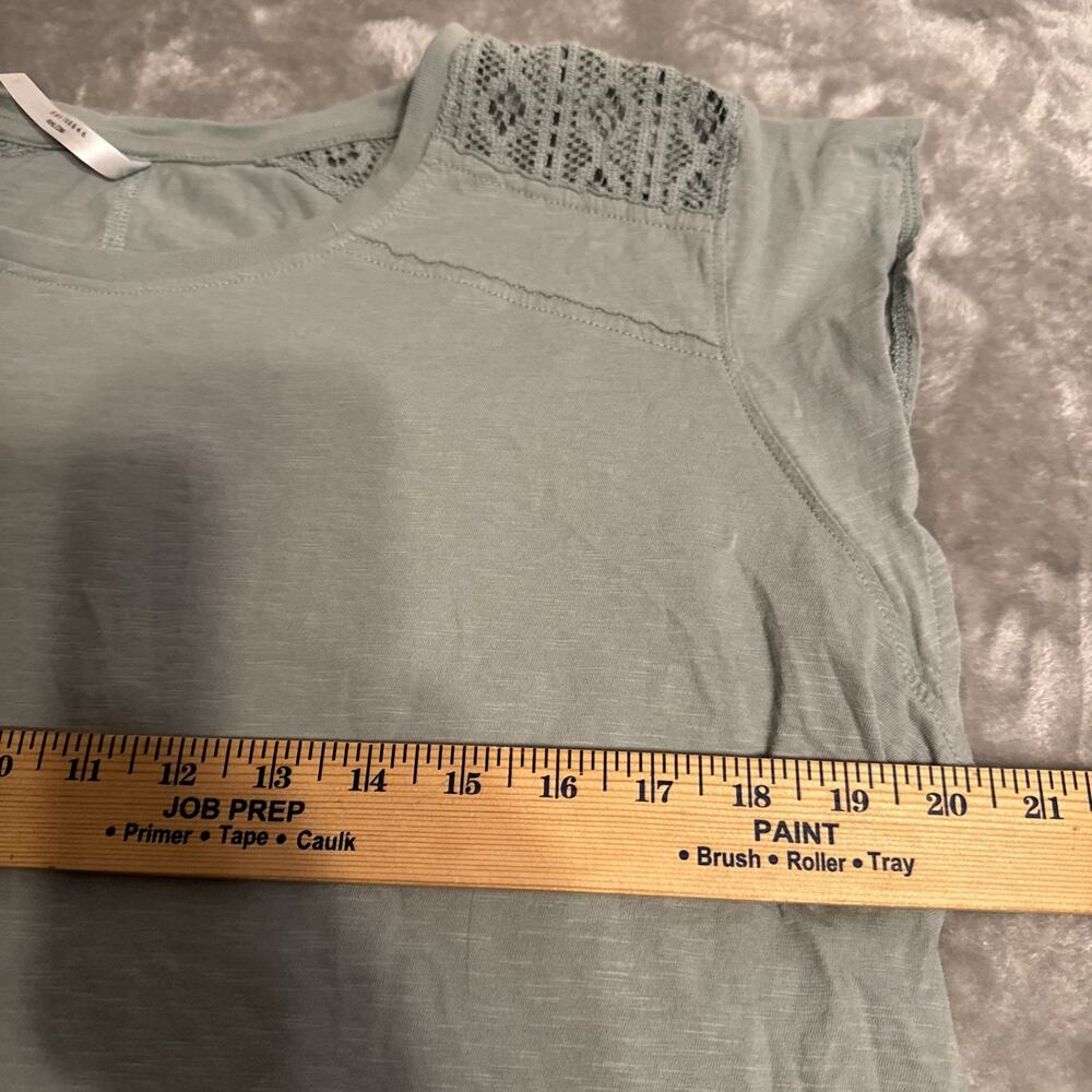 NWOT Kuhl Green Slub Knit Top Womens XL Cap Sleeve Outdoor Tee T-shirt - Picture 7 of 8